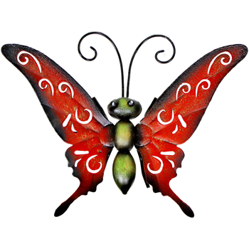 Domov Sochy Signes Grimalt Ornament Motýľa Červená