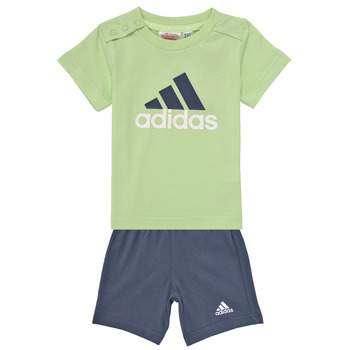 Oblečenie Chlapec Súpravy vrchného oblečenia Adidas Sportswear I BL CO T SET Námornícka modrá / Zelená