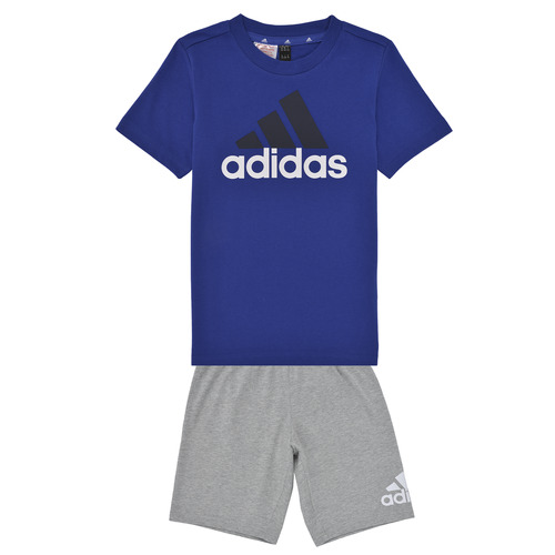 Oblečenie Chlapec Súpravy vrchného oblečenia Adidas Sportswear LK BL CO T SET Modrá / Šedá