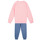 Oblečenie Dievča Súpravy vrchného oblečenia Adidas Sportswear LK BOS JOG FL Ružová / Námornícka modrá