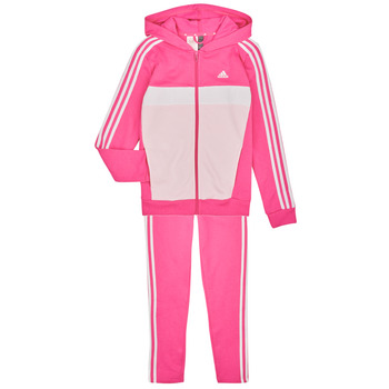 Oblečenie Dievča Súpravy vrchného oblečenia Adidas Sportswear J 3S TIB FL TS Ružová