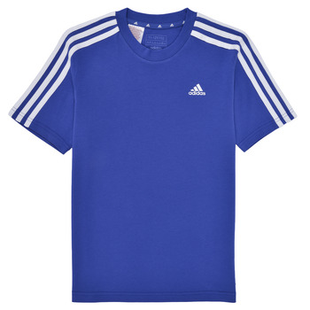 Oblečenie Chlapec Tričká s krátkym rukávom Adidas Sportswear U 3S TEE Modrá / Biela