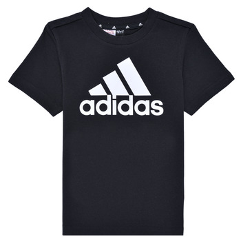Oblečenie Deti Tričká s krátkym rukávom Adidas Sportswear LK BL CO TEE Čierna / Biela