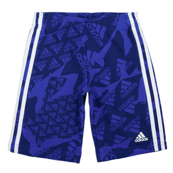 Oblečenie Chlapec Šortky a bermudy Adidas Sportswear LK CAMLOG FT SH Modrá