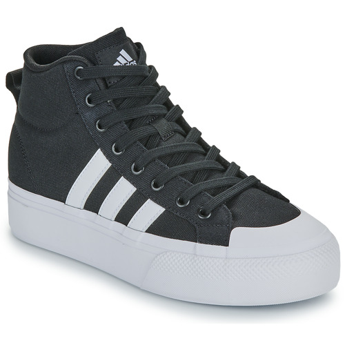 Topánky Žena Členkové tenisky Adidas Sportswear BRAVADA 2.0 MID PLATFORM Čierna / Biela