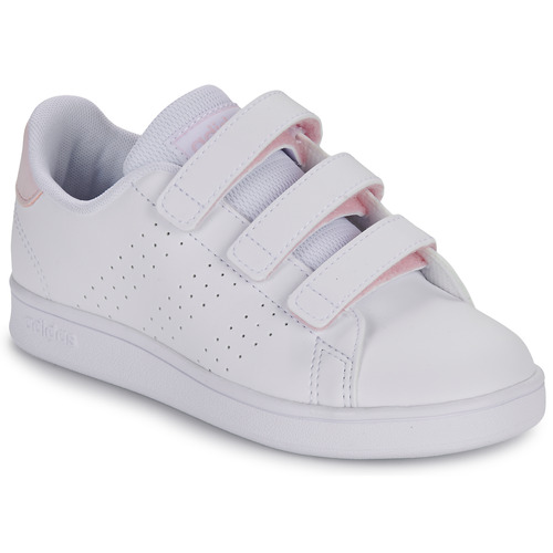 Topánky Dievča Nízke tenisky Adidas Sportswear ADVANTAGE CF C Biela / Ružová