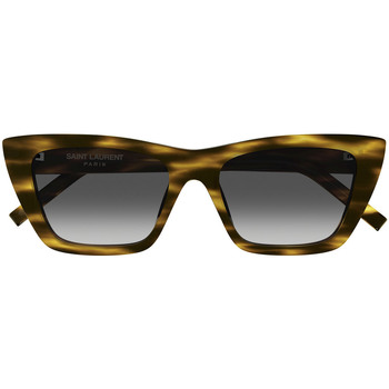 Hodinky & Bižutéria Žena Slnečné okuliare Yves Saint Laurent Occhiali da Sole Saint Laurent SL 276 Mica 044 Hnedá