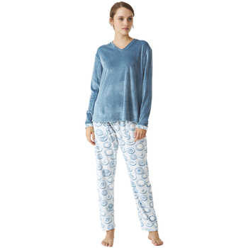 Oblečenie Žena Pyžamá a nočné košele J&j Brothers JJBDP0501 Modrá