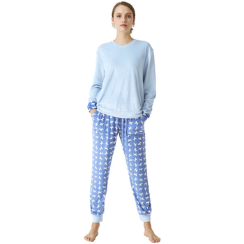 Oblečenie Žena Pyžamá a nočné košele J&j Brothers JJBDP0801 Modrá