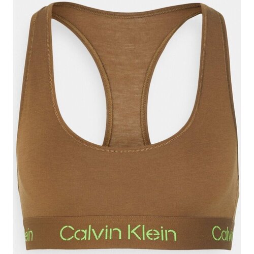 Oblečenie Žena Legíny Calvin Klein Jeans 000QF7454E Hnedá