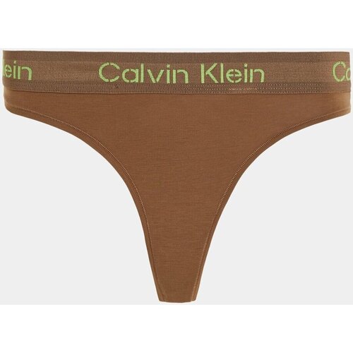 Oblečenie Žena Legíny Calvin Klein Jeans 000QF7457E Hnedá