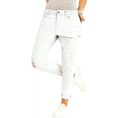 Oblečenie Žena Nohavice Only Lima Boyfriend Jeans L32 - White Biela