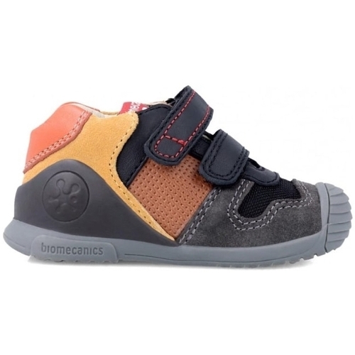Topánky Deti Módne tenisky Biomecanics Baby Sneakers 231124-A - Negro Oranžová