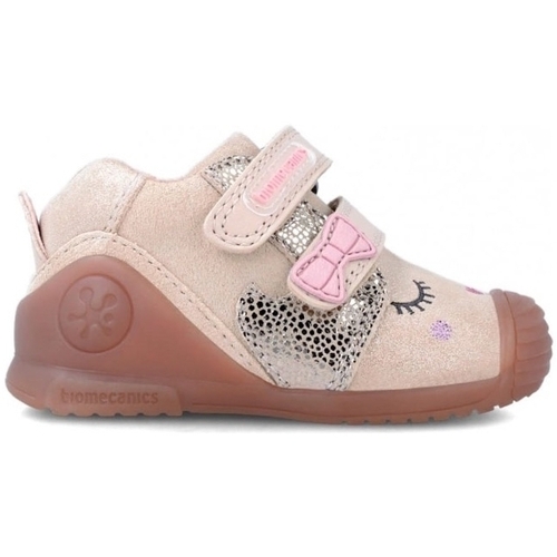 Topánky Deti Módne tenisky Biomecanics Baby Sneakers 231107-B - Serraje Laminado Ružová