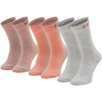Spodná bielizeň Dievča Športové ponožky Skechers 3PPK Wm Mesh Ventilation Socks Ružová