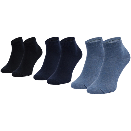 Spodná bielizeň Muž Športové ponožky Skechers 3PPK Basic Quarter Socks Modrá