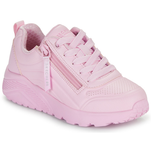Topánky Dievča Nízke tenisky Skechers UNO LITE - EASY ZIP Ružová