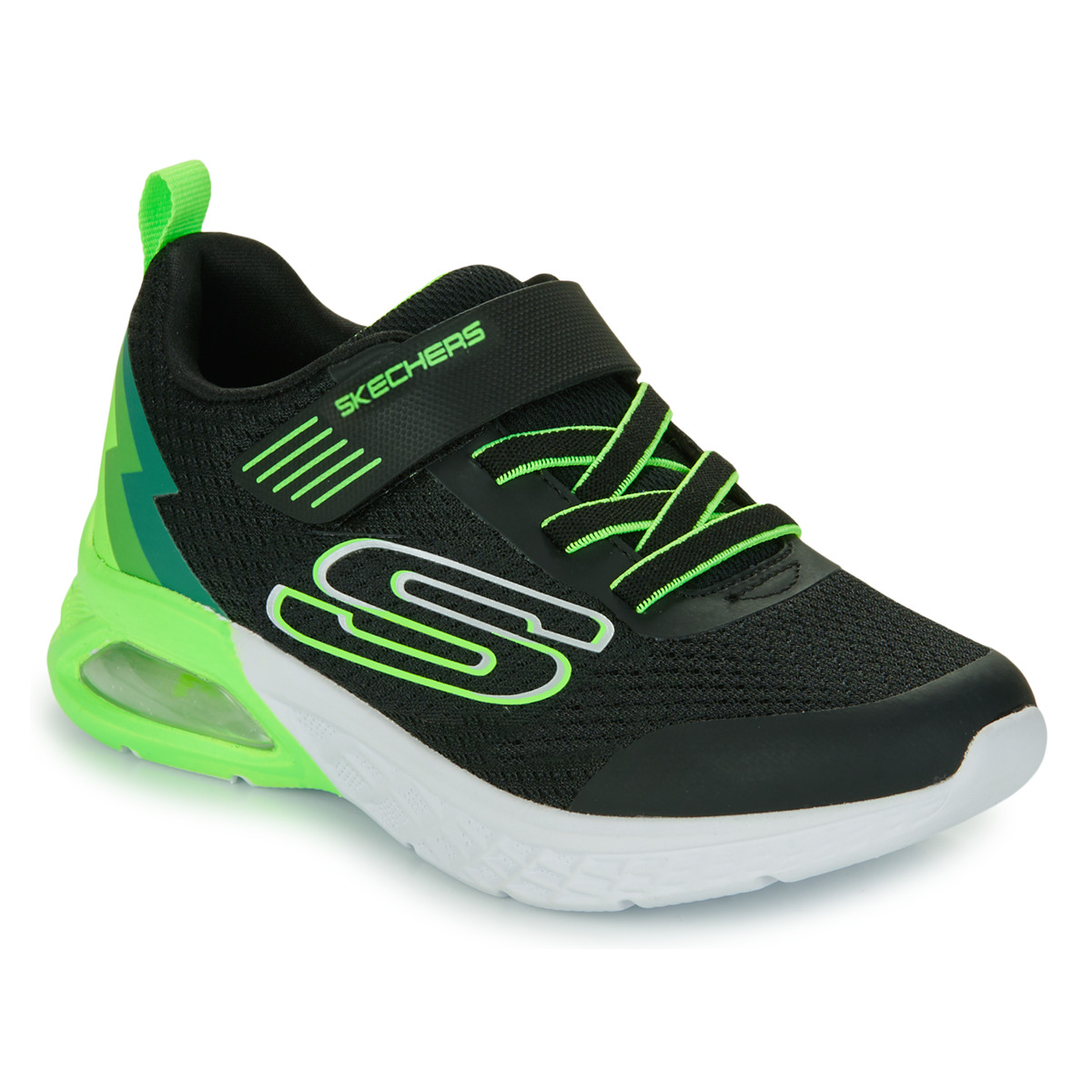 Topánky Chlapec Nízke tenisky Skechers MICROSPEC MAX II - VODROX Čierna / Zelená