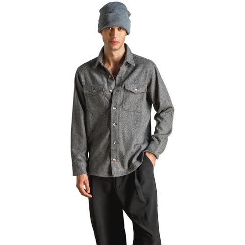 Oblečenie Muž Košele s dlhým rukávom Otherwise Swanson Overshirt - Grey Šedá