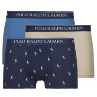 Spodná bielizeň Muž Boxerky Polo Ralph Lauren CLSSIC TRUNK-3 PACK-TRUNK Námornícka modrá / Béžová