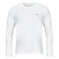 Oblečenie Tričká s dlhým rukávom Polo Ralph Lauren LS CREW NECK Biela