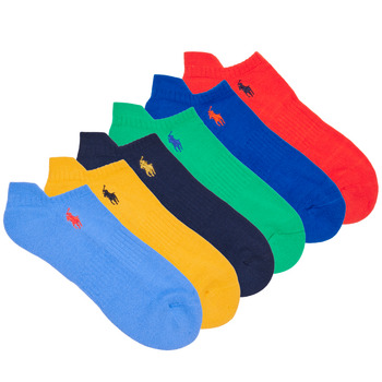 Doplnky Športové ponožky Polo Ralph Lauren ASX117-SOLIDS-PED-6 PACK Viacfarebná