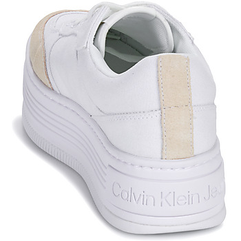 Calvin Klein Jeans BOLD PLATF LOW LACE MIX ML BTW Biela