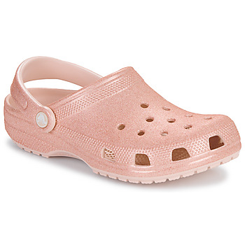 Topánky Žena Nazuvky Crocs Classic Glitter Clog Ružová / Trblietkavá