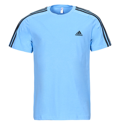 Oblečenie Muž Tričká s krátkym rukávom Adidas Sportswear M 3S SJ T Modrá