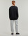 Oblečenie Žena Mikiny Adidas Sportswear W 3S FL OS SWT Čierna / Biela