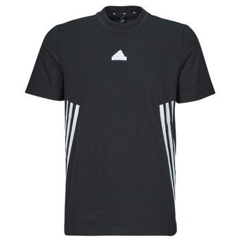 Oblečenie Muž Tričká s krátkym rukávom Adidas Sportswear M FI 3S REG T Čierna / Biela