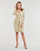 Oblečenie Žena Krátke šaty Lauren Ralph Lauren CINLAIT-LONG SLEEVE-COCKTAIL DRESS Zlatá