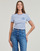 Oblečenie Žena Tričká s krátkym rukávom Lauren Ralph Lauren ALLI-SHORT SLEEVE-T-SHIRT Biela / Modrá