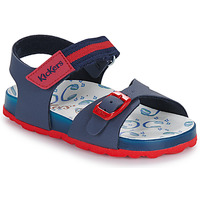 Topánky Chlapec Sandále Kickers SOSTREET Námornícka modrá / Červená