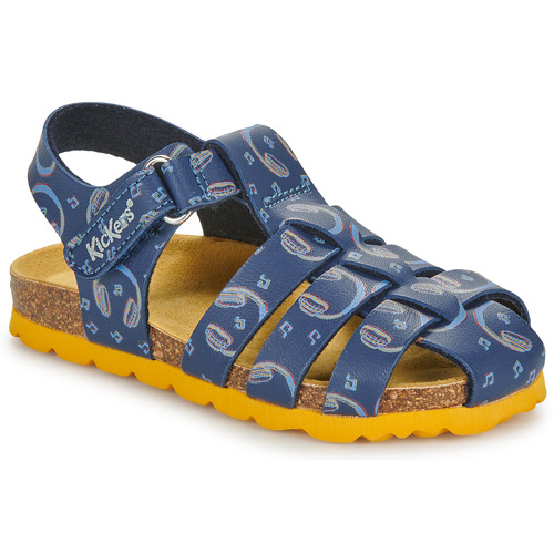 Topánky Chlapec Sandále Kickers SUMMERTAN Námornícka modrá