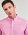 Oblečenie Muž Košele s dlhým rukávom Polo Ralph Lauren CHEMISE AJUSTEE SLIM FIT EN POPELINE RAYE Ružová