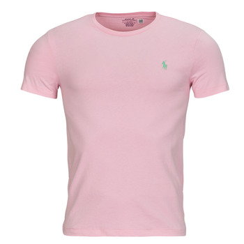 Oblečenie Muž Tričká s krátkym rukávom Polo Ralph Lauren T-SHIRT AJUSTE EN COTON Ružová / Garden / Ružová