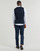 Oblečenie Muž Svetre Polo Ralph Lauren PULL COTON CABLE COL V SANS MANCHE Námornícka modrá