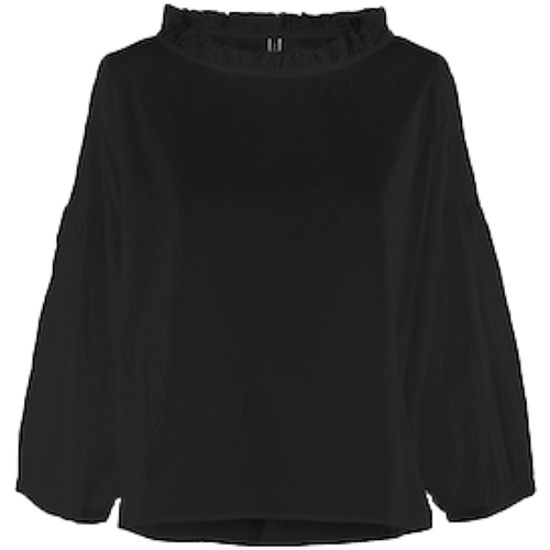 Oblečenie Žena Blúzky Wendy Trendy Top 221153 - Black Čierna