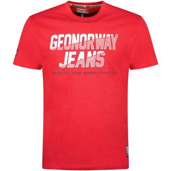 Oblečenie Muž Tričká s krátkym rukávom Geo Norway SX1046HGNO-RED Červená