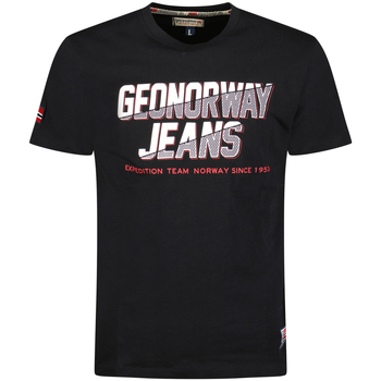 Oblečenie Muž Tričká s krátkym rukávom Geo Norway SX1046HGNO-BLACK Čierna