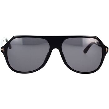 Hodinky & Bižutéria Slnečné okuliare Tom Ford Occhiali da Sole  Hayes FT0934-N/S 01A Čierna