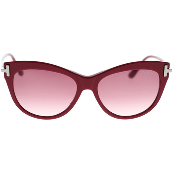 Hodinky & Bižutéria Slnečné okuliare Tom Ford Occhiali da Sole  Kira FT0821 69T Červená