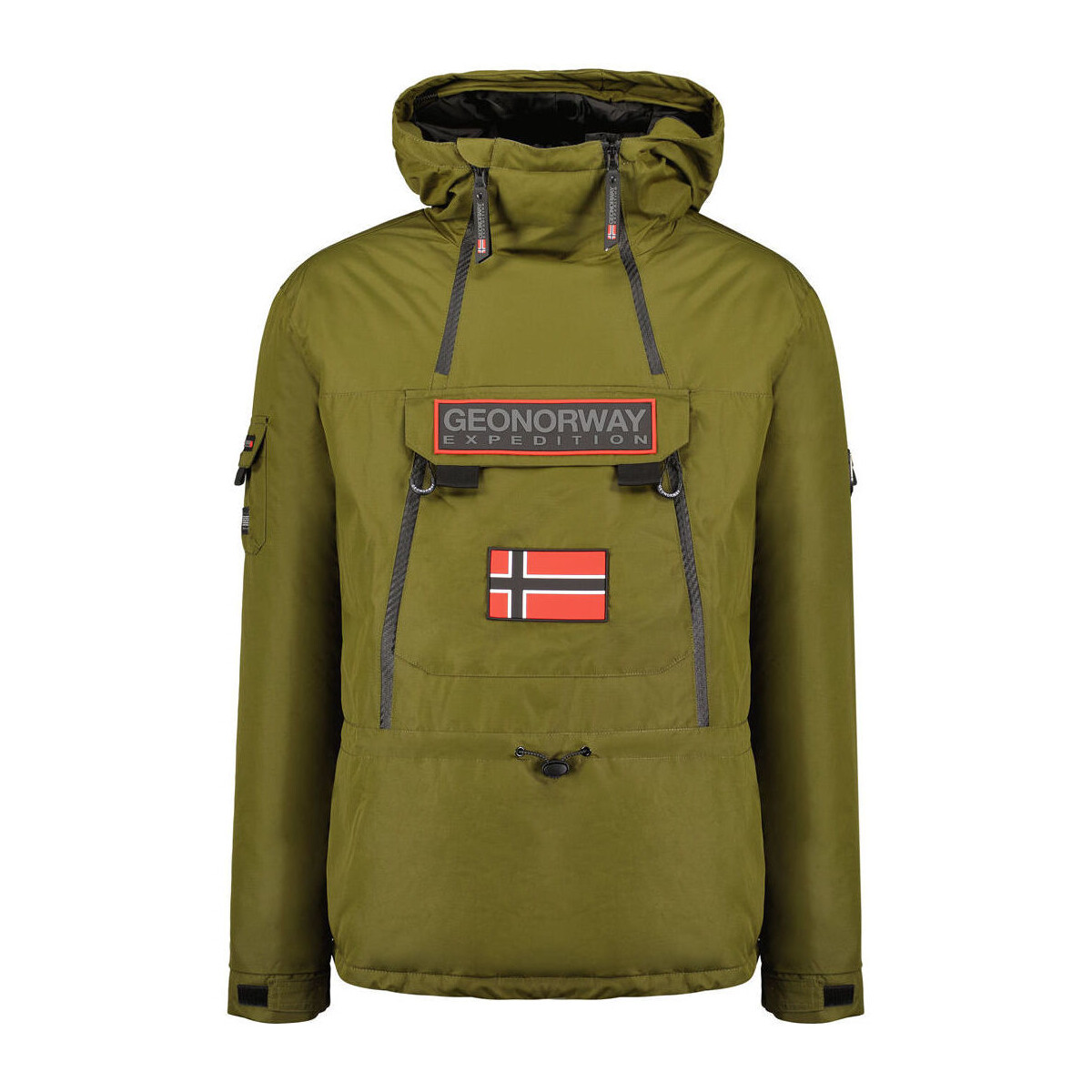 Oblečenie Muž Vrchné bundy Geographical Norway Benyamine054 Man Kaki Zelená