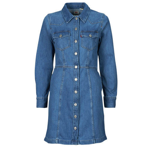 Oblečenie Žena Krátke šaty Levi's FLYNN WESTERN CORE DRESS Modrá