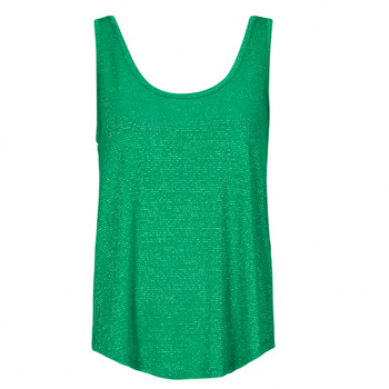 Oblečenie Žena Tielka a tričká bez rukávov Pieces PCBILLO TANK TOP LUREX Zelená
