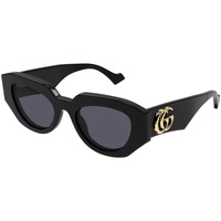 Hodinky & Bižutéria Slnečné okuliare Gucci Occhiali da Sole  GG1421S 001 Čierna