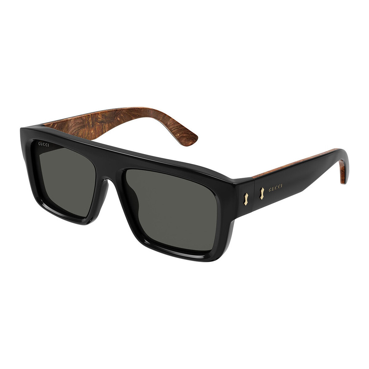 Hodinky & Bižutéria Slnečné okuliare Gucci Occhiali da Sole  GG1461S 001 Čierna