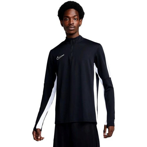 Oblečenie Muž Tričká s dlhým rukávom Nike CAMISETA  ACADEMY DX4284 Čierna