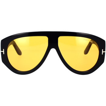 Hodinky & Bižutéria Slnečné okuliare Tom Ford Occhiali da Sole  Bronson FT1044/S 01E Čierna